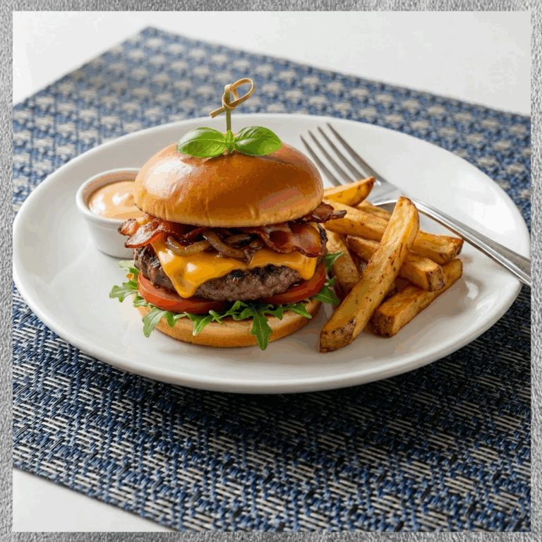 Burger Gourmet Maison : Un Plaisir Simple pour Reprendre des Forces