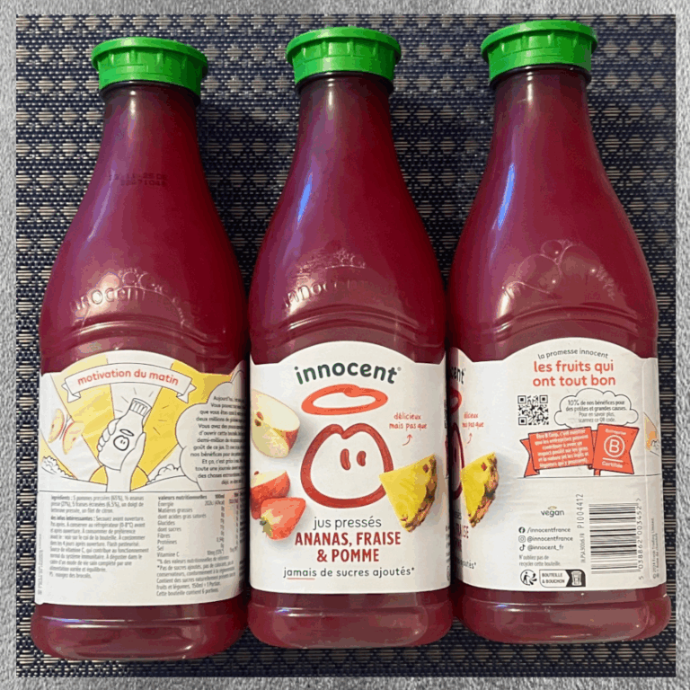Fraicheur Fruitée : Innocent – Ananas Fraise Pomme